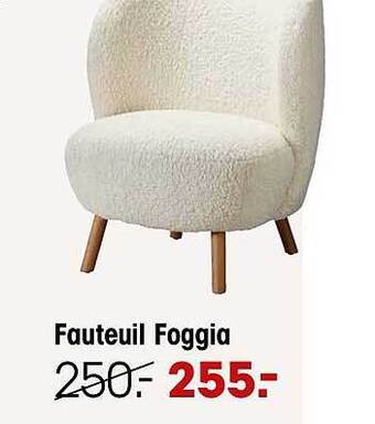 Kwantum Fauteuil foggia aanbieding