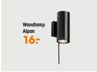 Wandlamp alpan