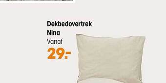 Kwantum Dekbedovertrek nina aanbieding