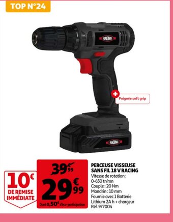 Perceuse visseuse sans fil 18 V racing