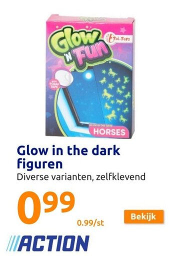 Glow in the dark figuren