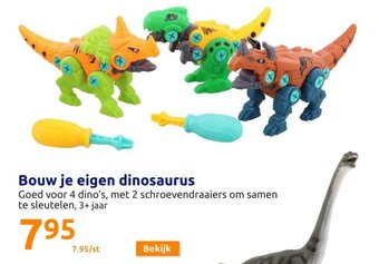 Action Bouw je eigen dinosaurus aanbieding
