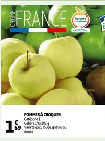 Auchan Pommes a croquer aanbieding