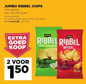 Jumbo Jumbo Ribbel Chips aanbieding