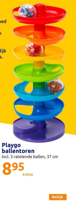 Action Playgo ballentoren aanbieding