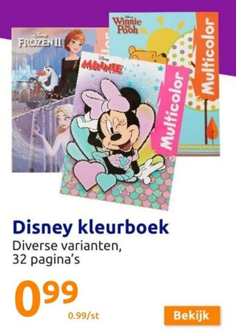 Action Disney kleurboek aanbieding
