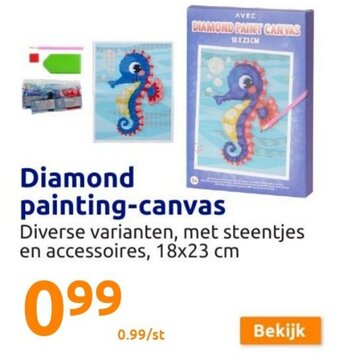 Action Diamond painting-canvas aanbieding