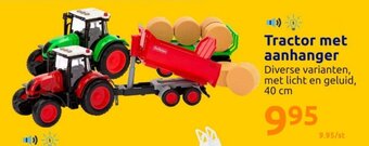 Action Tractor met aanhanger aanbieding