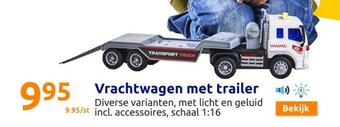 Action Vrachtwagen met trailer aanbieding