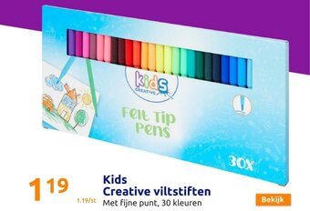 Action Kids Creative viltstiften aanbieding
