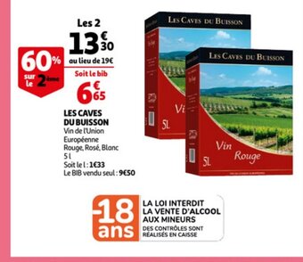 Auchan Les caves du buisson aanbieding