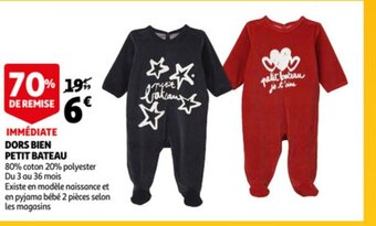 Auchan Dors bien petit bateau aanbieding