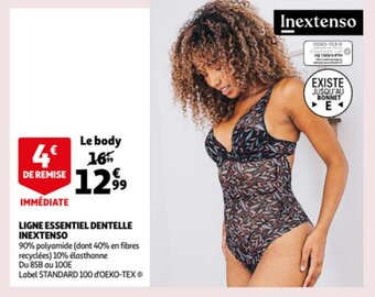 Auchan Ligne essentiel dentelle inextenso aanbieding