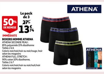 Auchan Boxers homme athena aanbieding