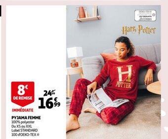 Auchan Pyjama femme aanbieding