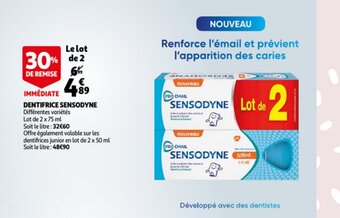 Auchan Dentifrice sensodyne aanbieding