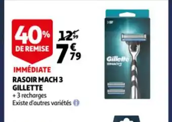 Auchan Rasoir mach 3 gillette aanbieding