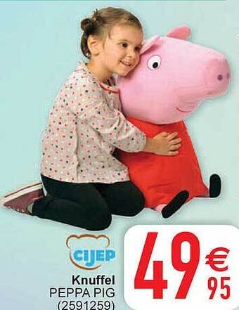 Cora Knuffel peppa pig aanbieding
