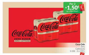 Intermarché Cocacola zero aanbieding
