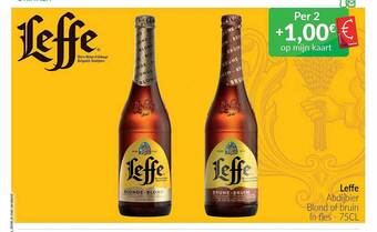 Leffe abdijbier blond of bruin