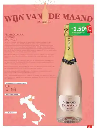 Intermarché Prosecco doc neirano brut rosé aanbieding