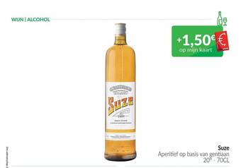 Intermarché Suze aperitief op basis van gentiaan aanbieding