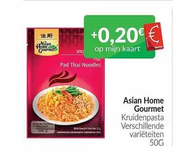 Intermarché Asian home gourmet kruidenpasta aanbieding