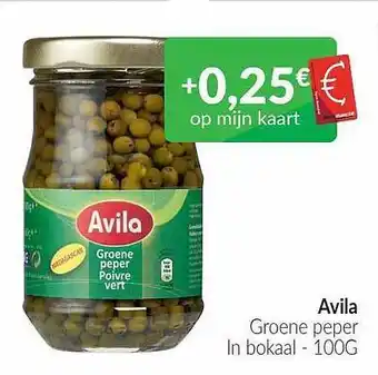 Intermarché Avila groene peper aanbieding