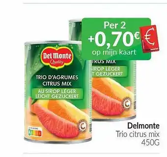Intermarché Delmonte trio citrus mix aanbieding