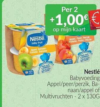 Intermarché Nestlé babyvoeding aanbieding