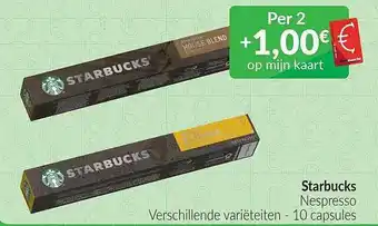 Intermarché Starbucks nespresso aanbieding