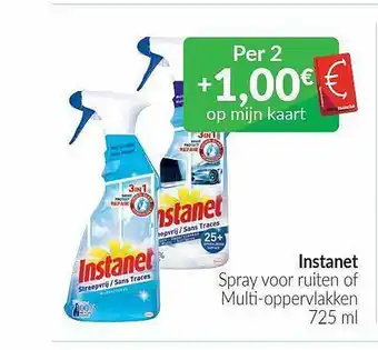 Intermarché Instanet spray voor ruiten of multioppervlakken aanbieding