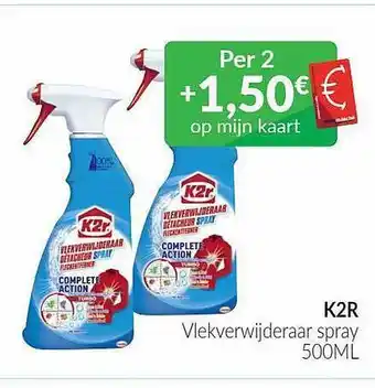 Intermarché K2r vlekverwijderaar spray aanbieding
