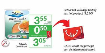 Intermarché Odyssée gerookte forel aanbieding