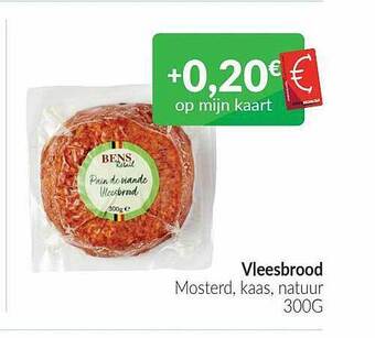 Intermarché Vleesbrood mosterd, kaas, natuur aanbieding