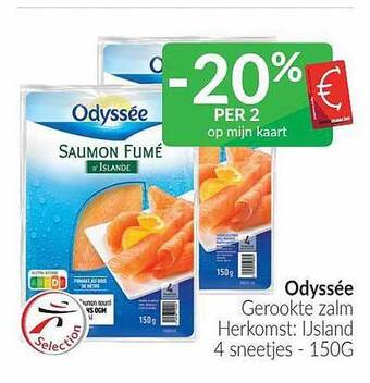 Intermarché Odyssée gerookte zalm aanbieding