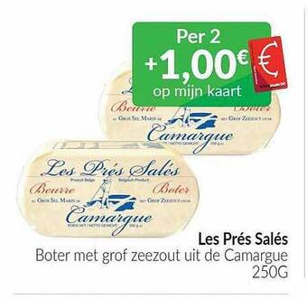 Intermarché Les prés salés boter met grof zeezout uit de camargue aanbieding