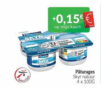 Intermarché Pâturages skyr natuur aanbieding