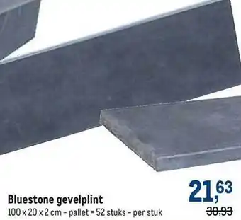 Makro Bluestone gevelplint aanbieding