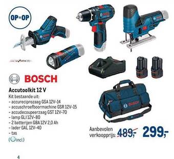 Bosch accutoolkit 12v
