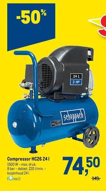 Makro Compressor aanbieding