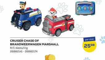 Supra Bazar Cruiser chase of brandweerwagen marshall aanbieding