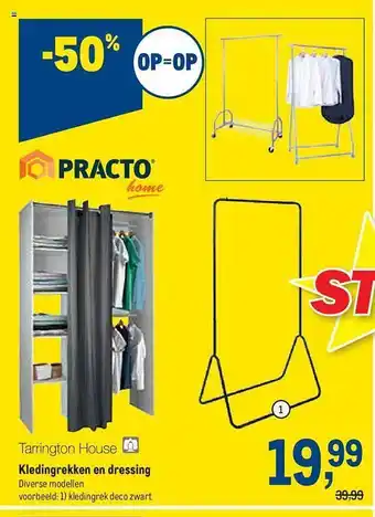 Makro Tarrington house kledingrekken en dressing aanbieding