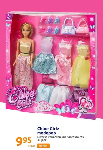 Action Chloe Girlz Modepop Diverse Varianten, met Accessoires, 3+ jaar aanbieding