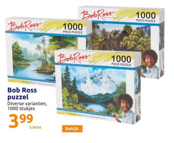 Bob Ross Puzzel Diverse Varianten, 1000 stukjes