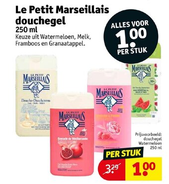 Kruidvat Le Petit Marseillais Douchegel 250 ml aanbieding