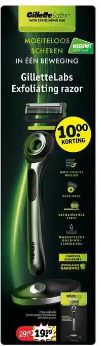 Kruidvat Gillette Labs Exfoliating Razor aanbieding