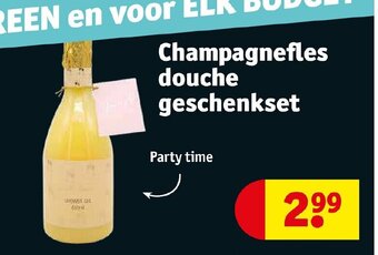 Champagnefles Douche Geschenkset