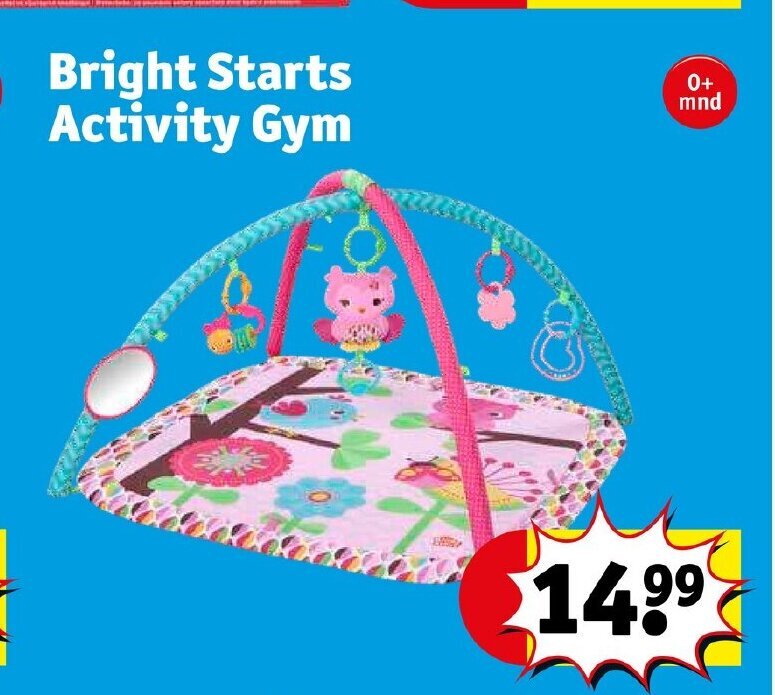 Bright starts activity gym promotie bij Kruidvat