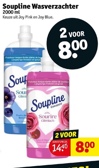 Kruidvat Soupline wasverzachter 2000ML aanbieding